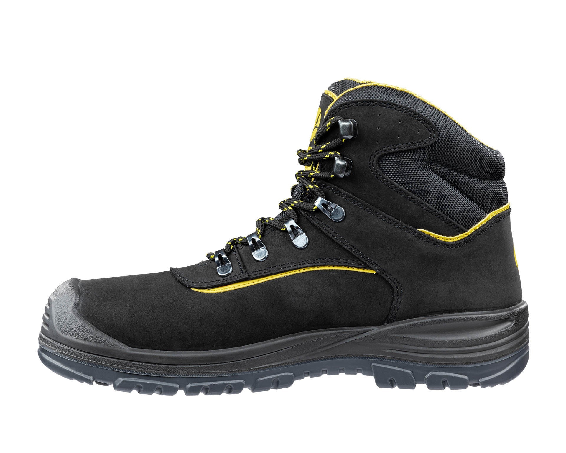 ALBATROS GRAVEL MID Sicherheitsschuh S3 schwarz Herren links