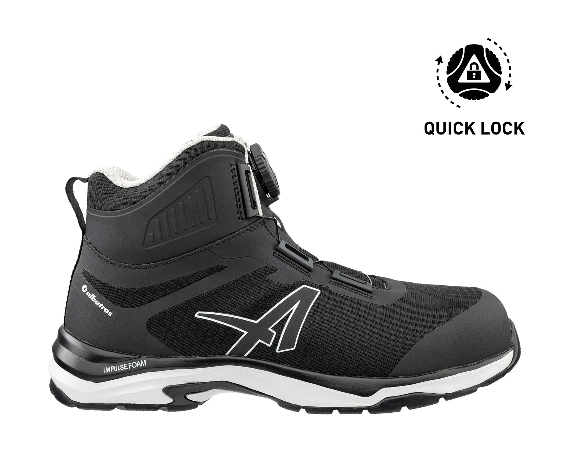 ALBATROS TRAILMASTER QL MID Sicherheitsschuh S3S schwarz Herren rechts