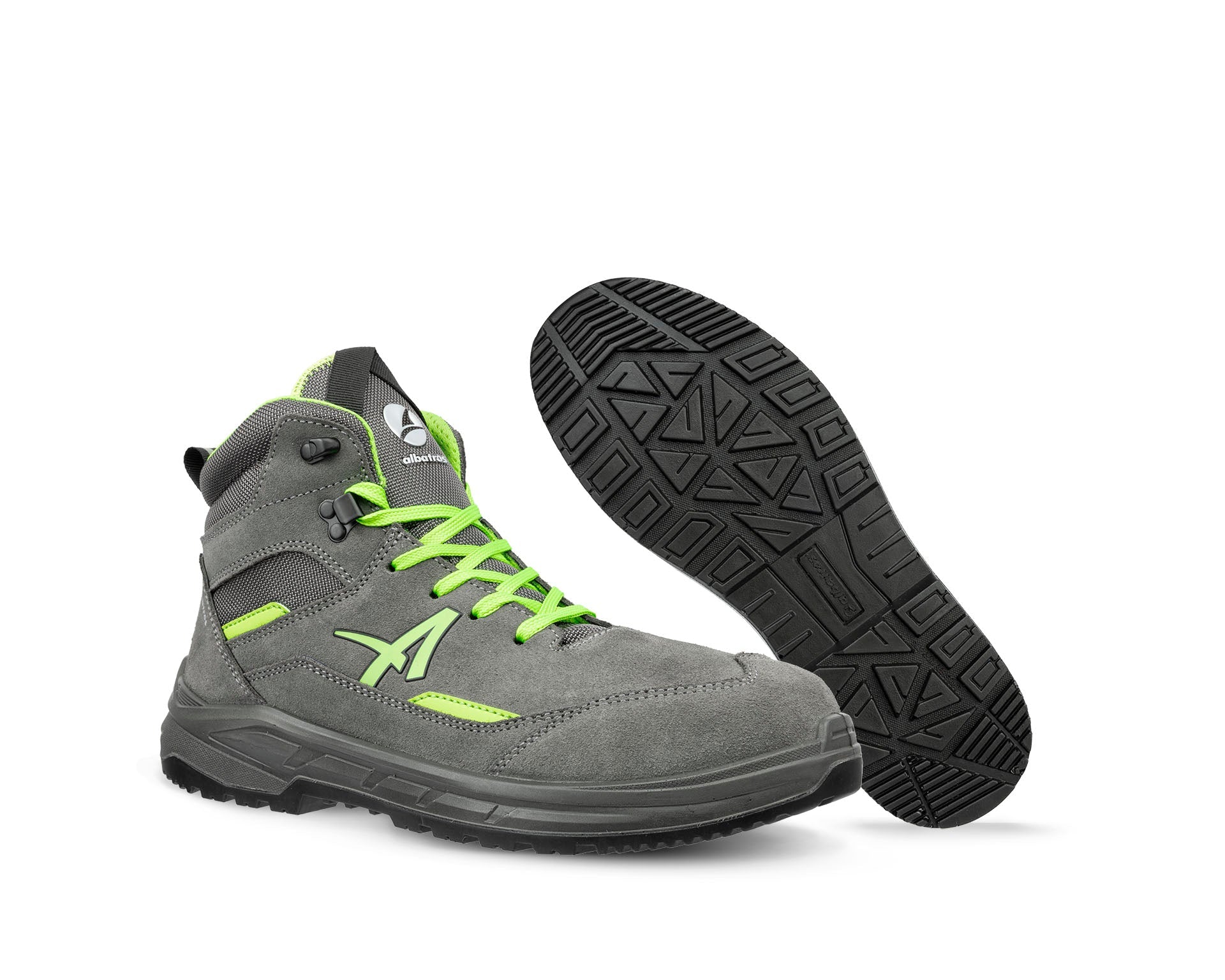 ALBATROS VECTOR MID Sicherheitsschuh S3 grau Paaransicht #farbe_grau