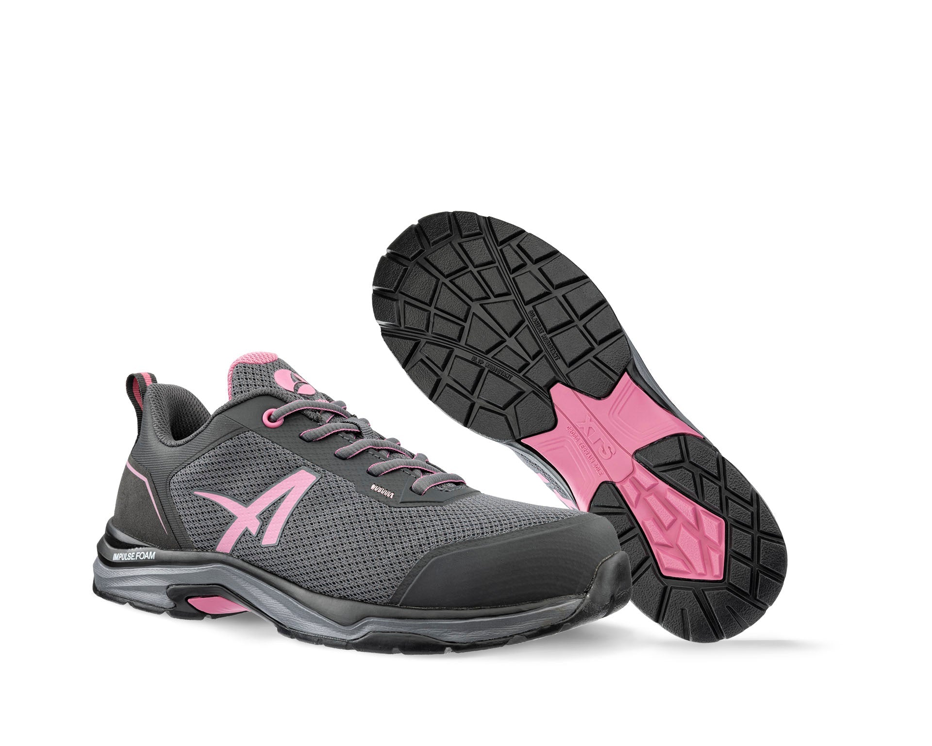 ALBATROS TWIST WNS LOW Sicherheitsschuh S1PS ESD grau Damen Paaransicht