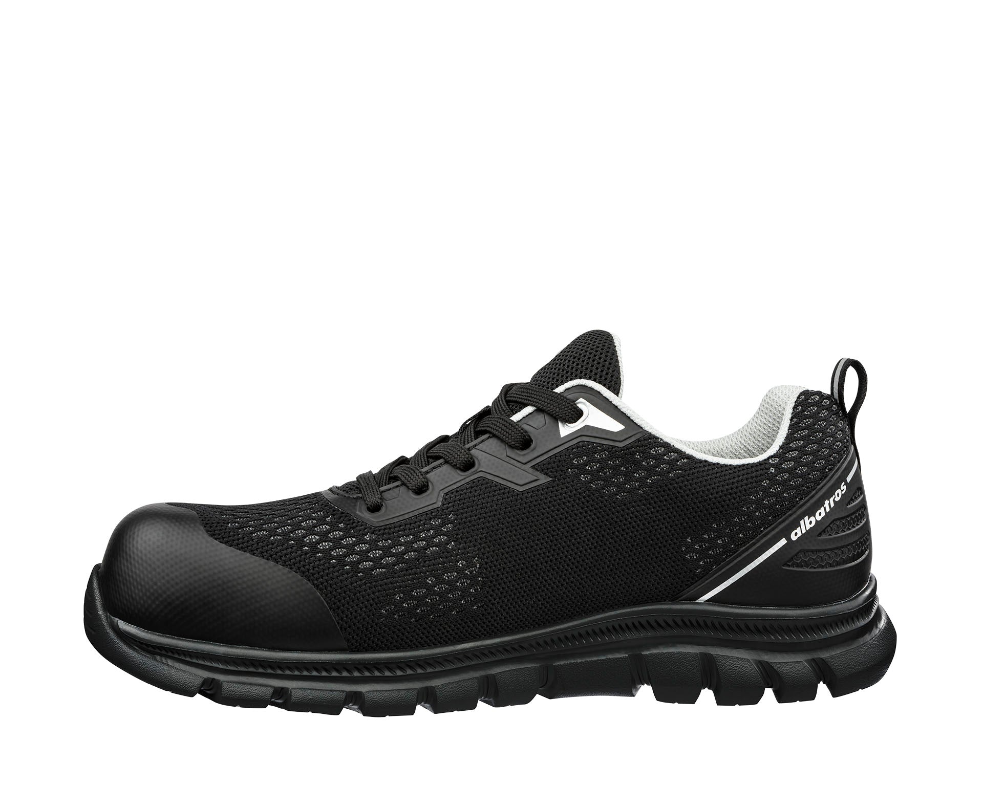 ALBATROS LEVITATE GREY LOW Sicherheitsschuh S1PS grau links #akzentfarbe_grau