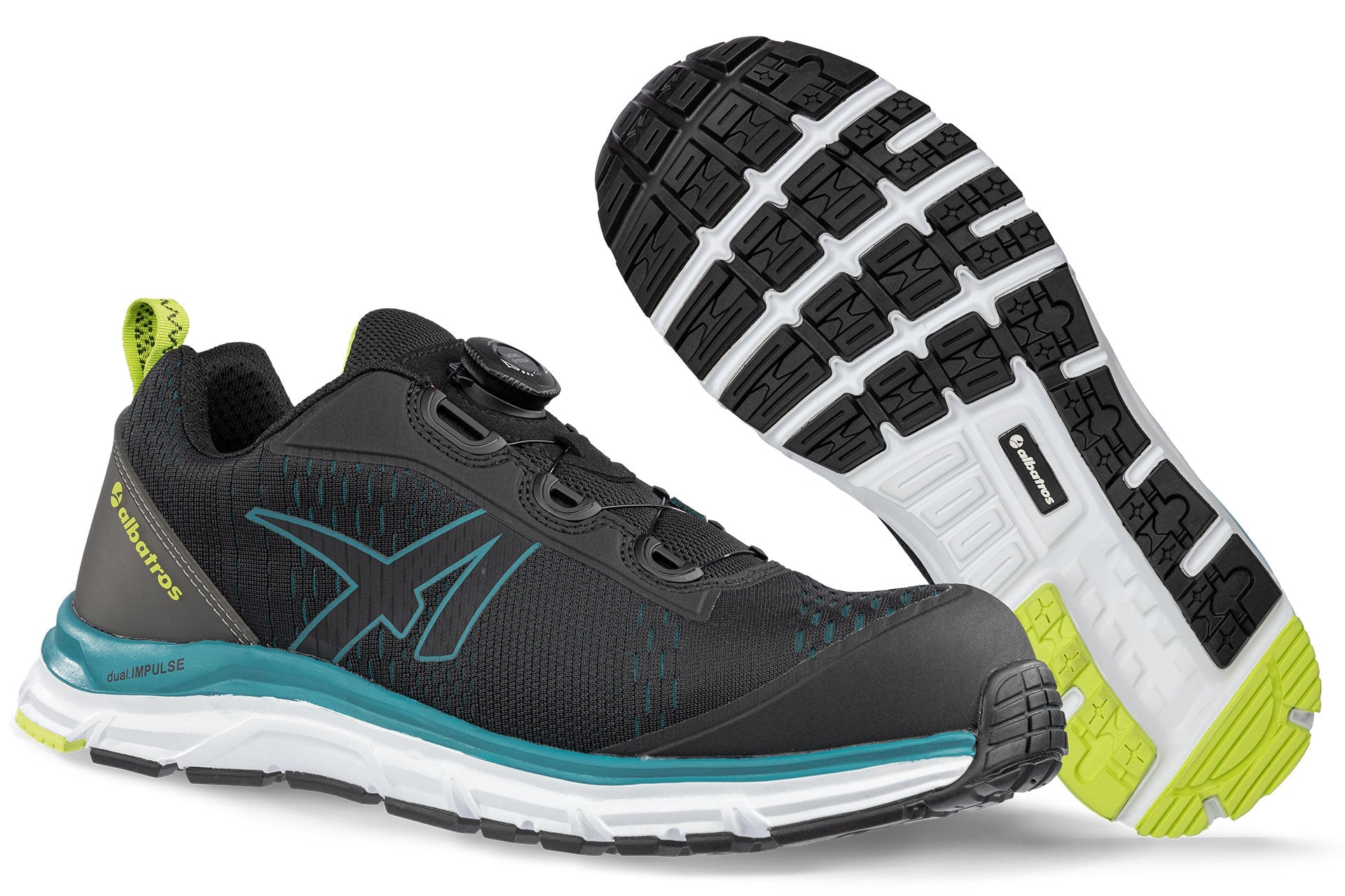 ALBATROS AER55 IMPULSE QL LOW Sicherheitsschuh S1P ESD schwarz Paaransicht