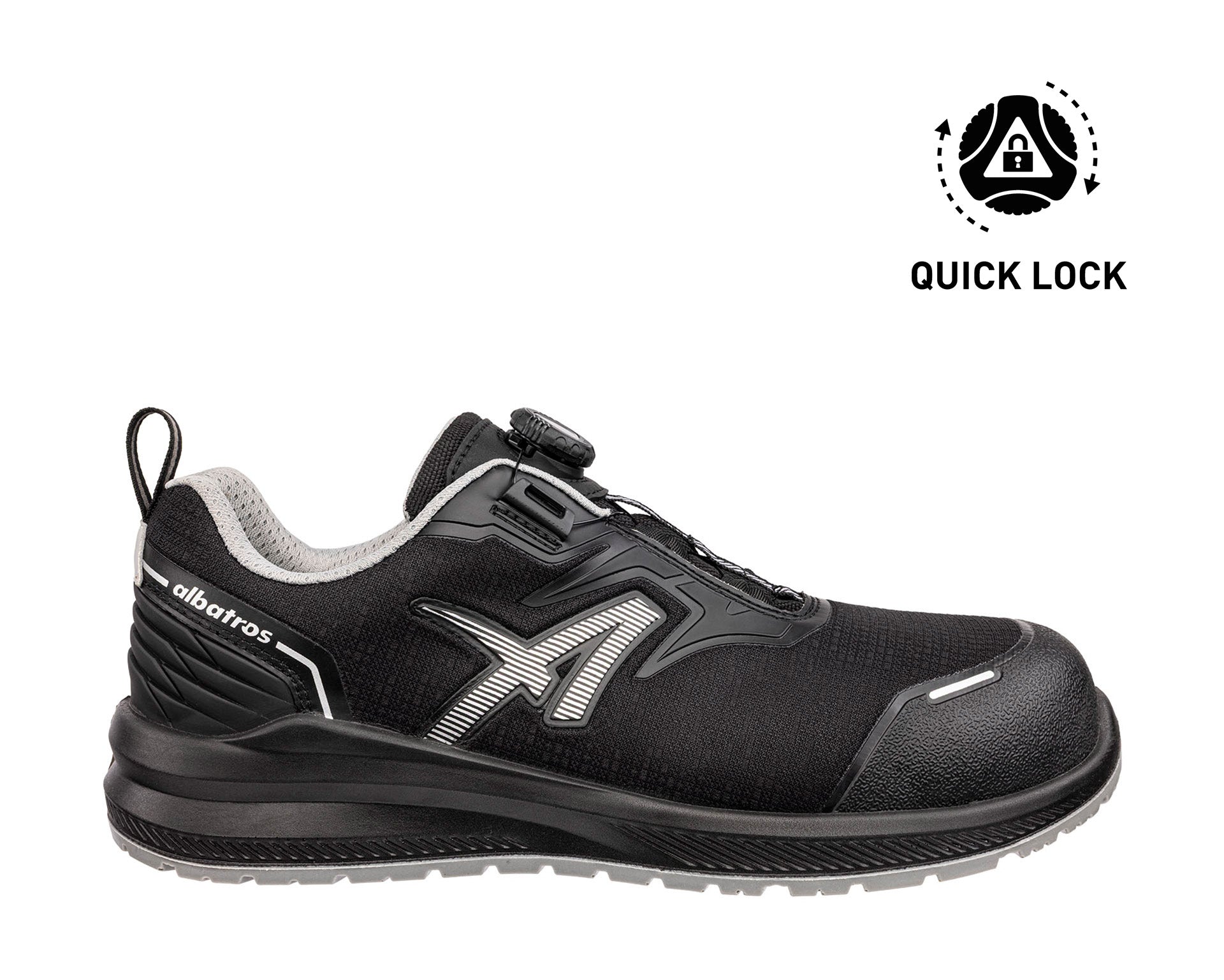 ALBATROS DALTON QL LOW Sicherheitsschuh S3L ESD schwarz rechts