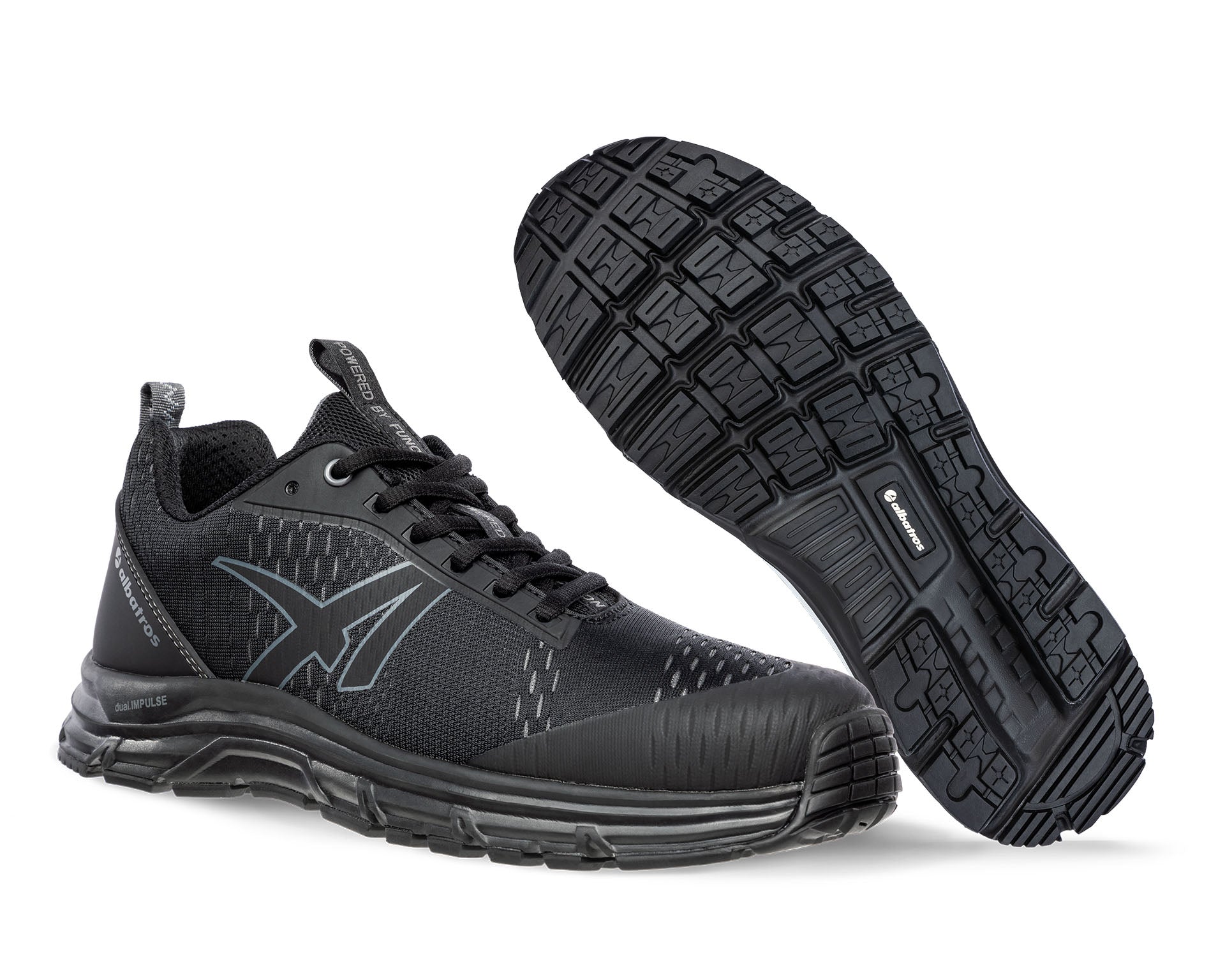 ALBATROS AER55 ST LOW Berufsschuh O1 ESD schwarz Paaransicht #farbe_schwarz