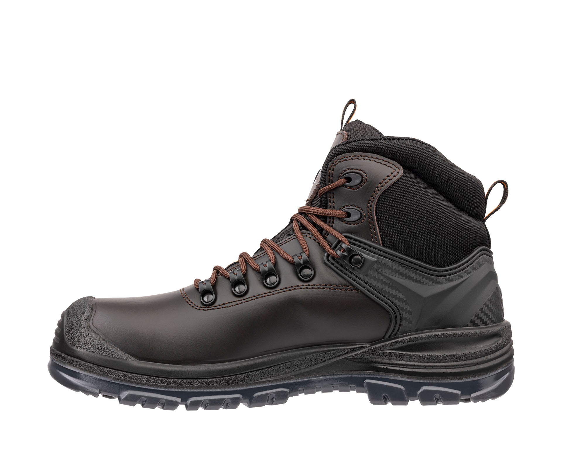 ALBATROS ENDURANCE MID Sicherheitsschuh S3 braun Herren links