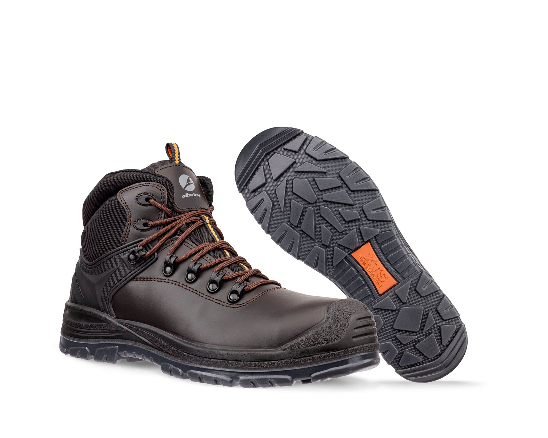 ALBATROS ENDURANCE MID Sicherheitsschuh S3 braun Herren Paaransicht