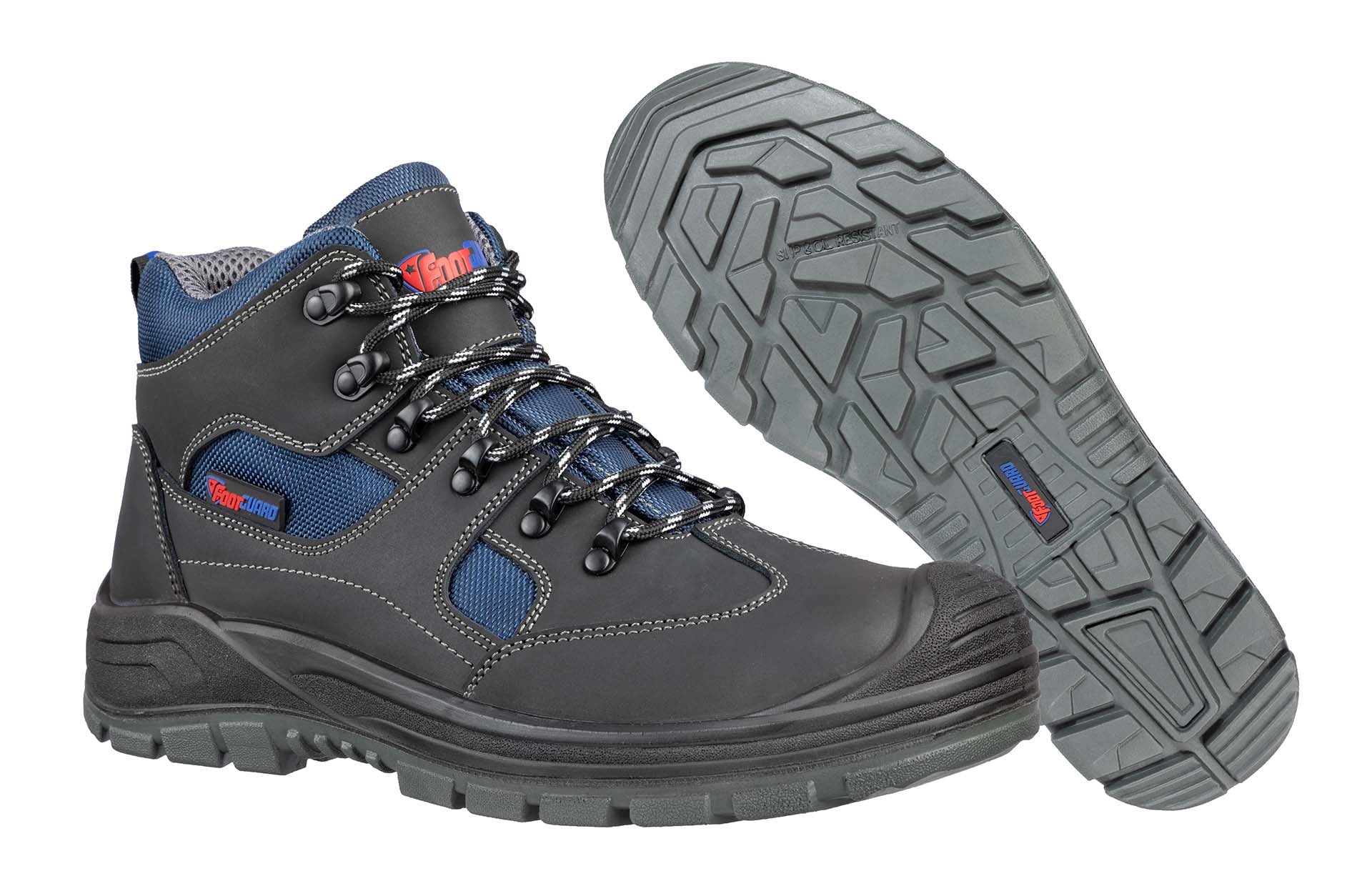 FOOTGUARD SAFE MID Sicherheitsschuh S3 schwarz Herren Paarbild