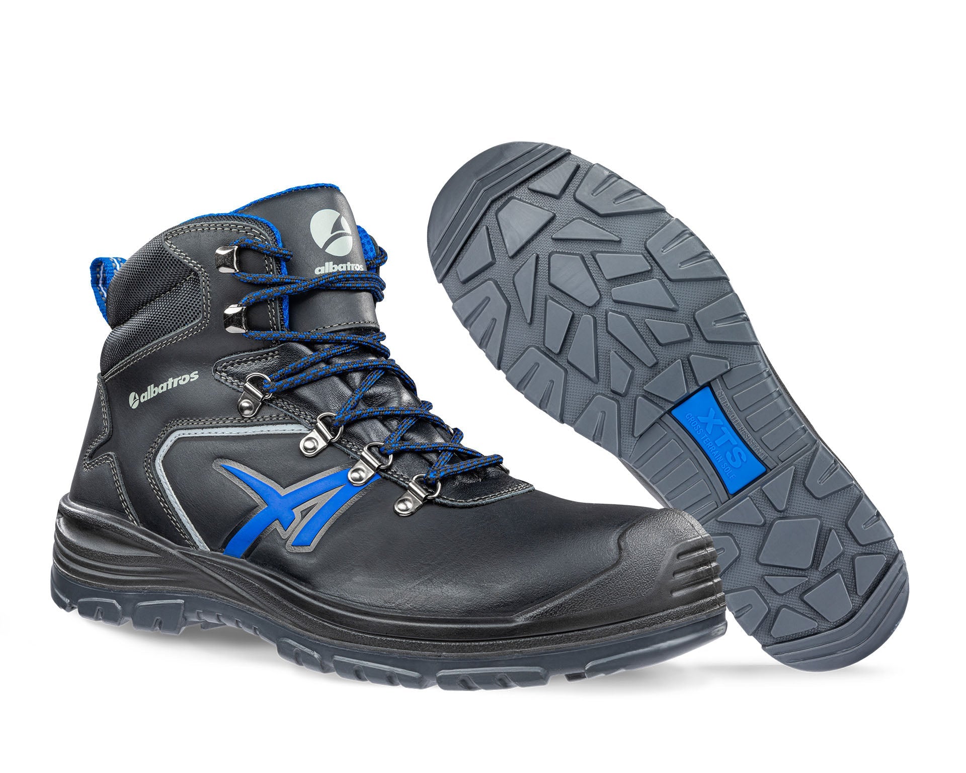 ALBATROS UNIT BAU MID Sicherheitsschuh S3 schwarz Herren Paarbild