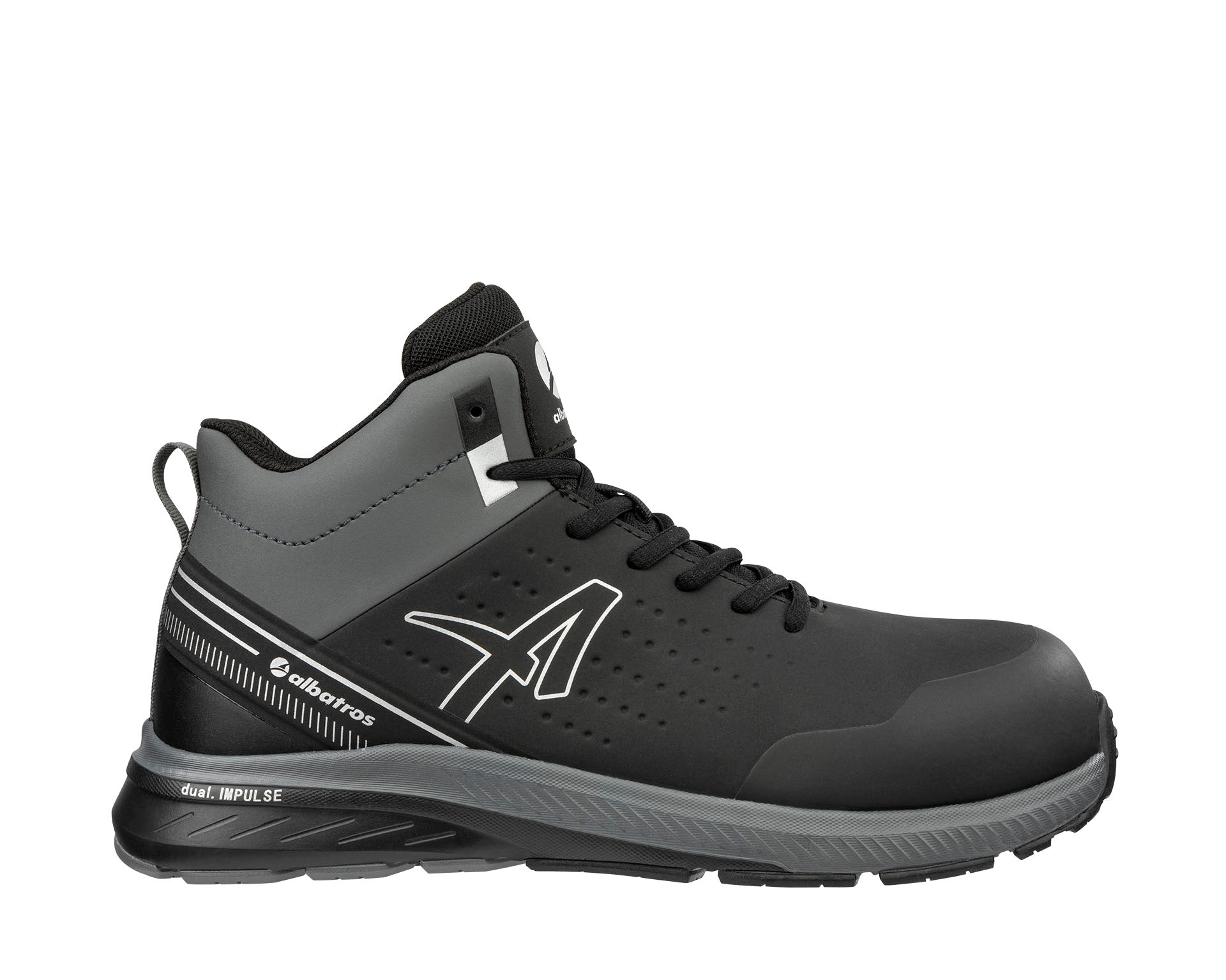 ALBATROS VIGOR 2 IMPULSE MID Sicherheitsschuh S3S ESD grau rechts