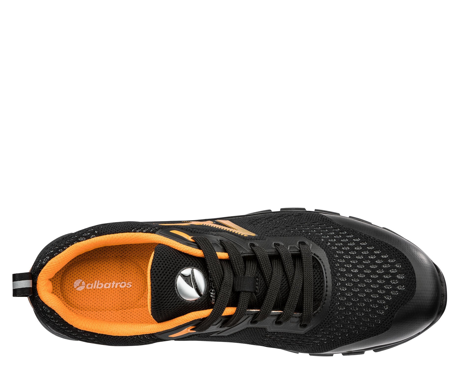ALBATROS LEVITATE GREY LOW  Sicherheitsschuh S1PS orange oben #akzentfarbe_orange