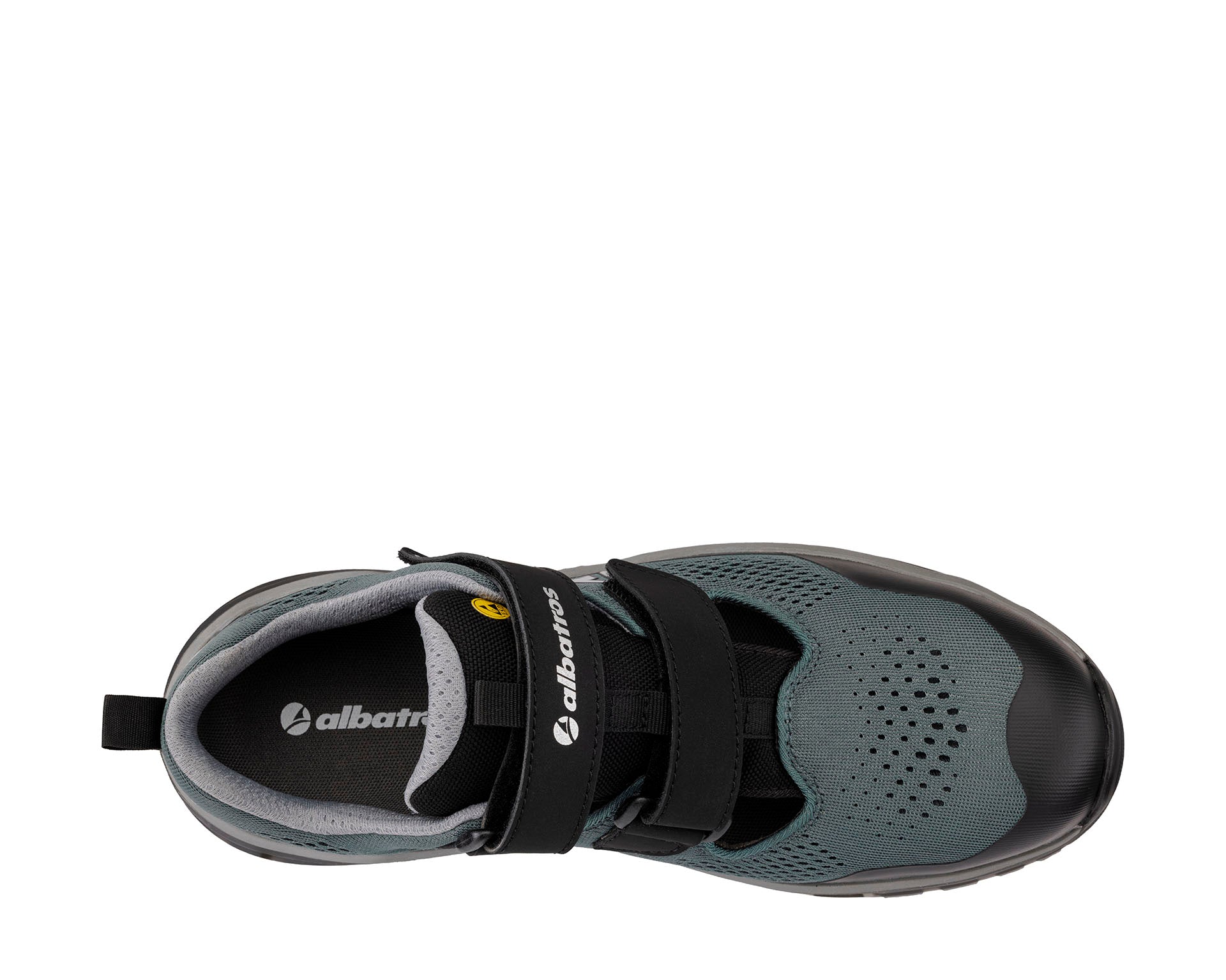 ALBATROS ECLIPSE AIR LOW Sicherheitsschuh S1PS ESD grau oben