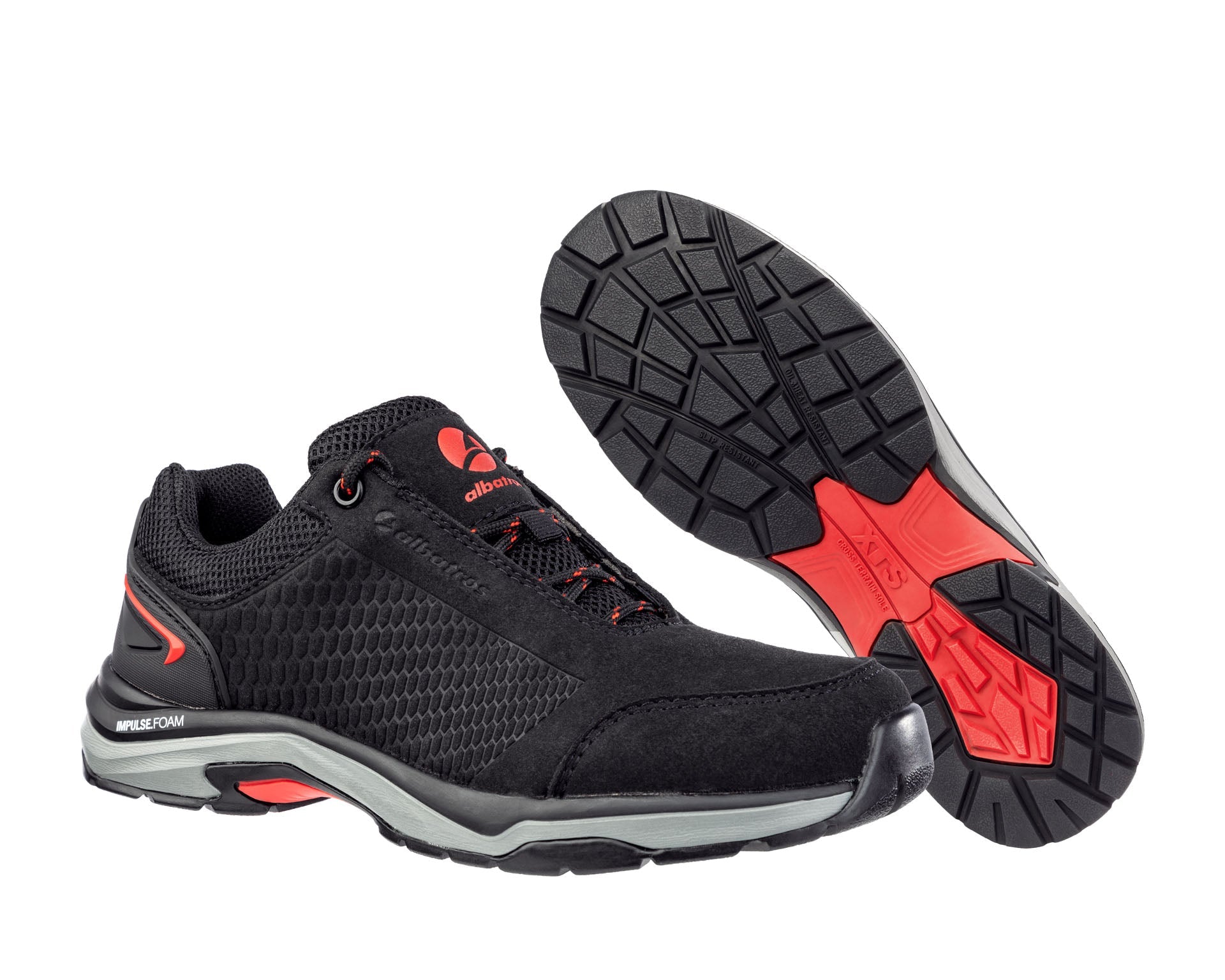 ALBATROS VIALE LOW Berufsschuh O1 schwarz Paaransicht