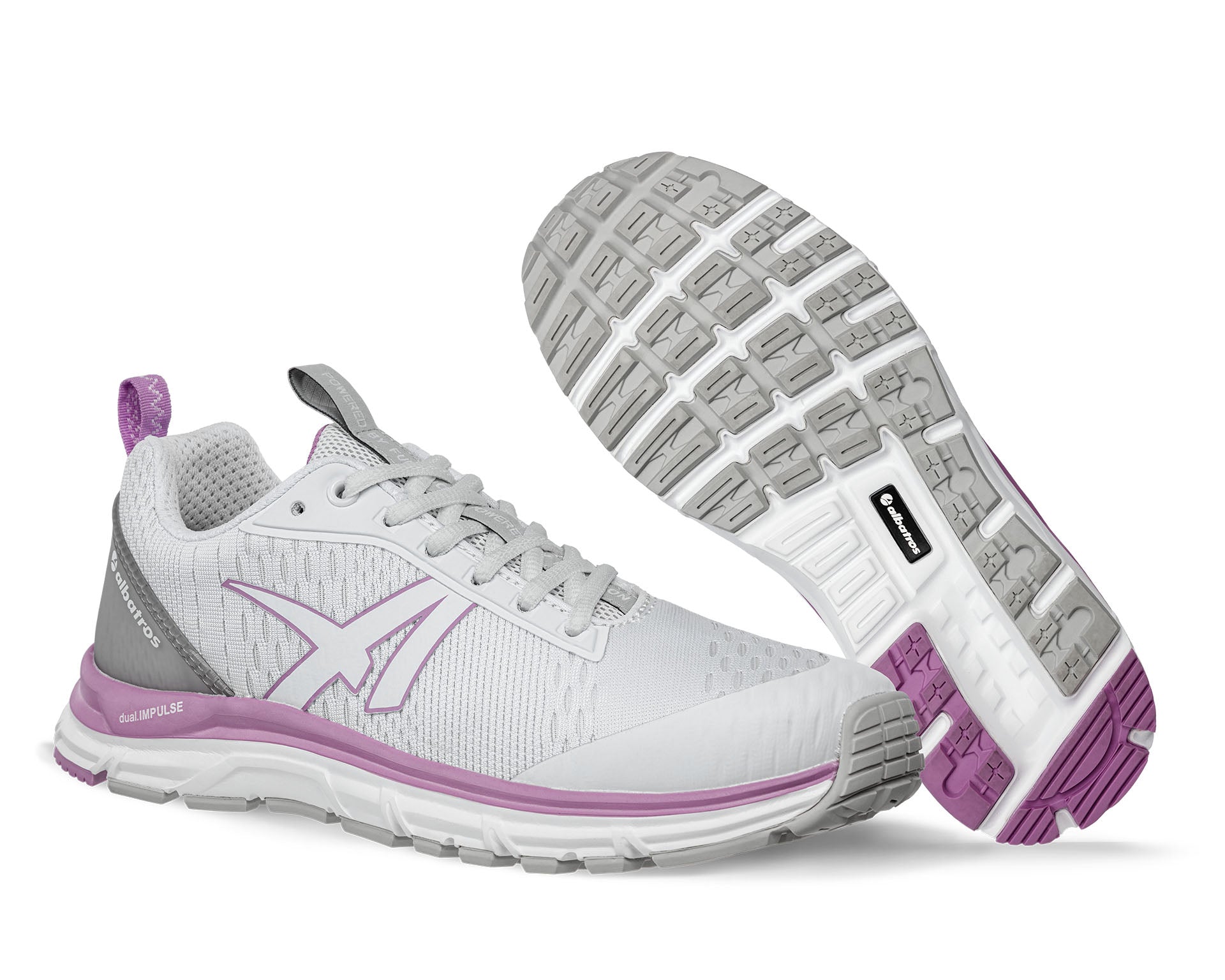 ALBATROS AER55 ST LOW Berufsschuh O1 ESD weiß Damen Paaransicht