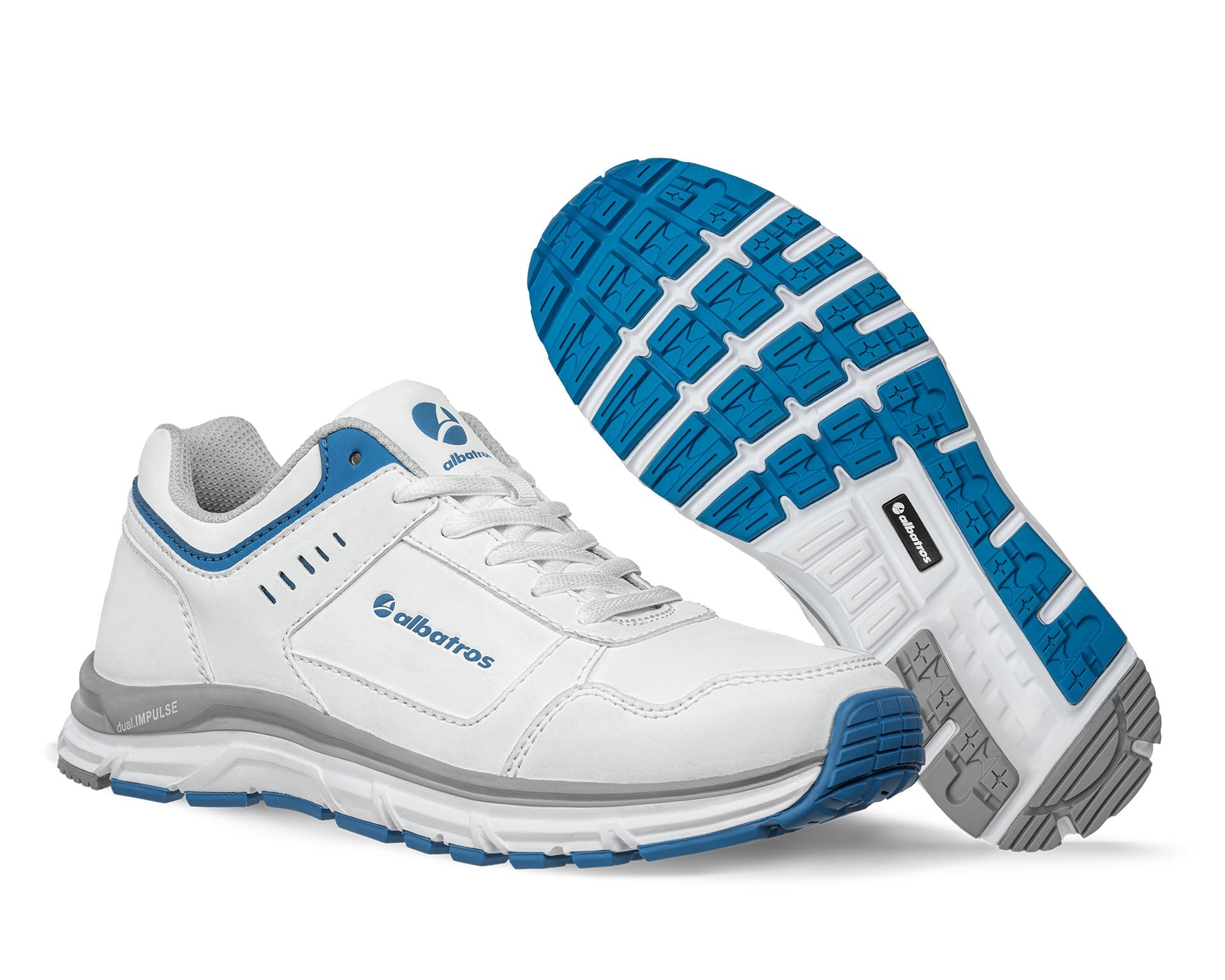 ALBATROS WHIZ ST LOW Berufsschuh O2 ESD weiß Damen Paaransicht 