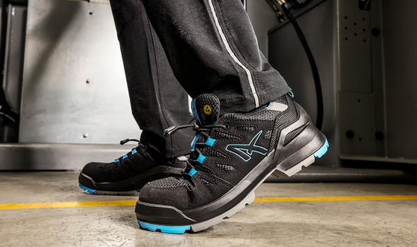 FASTPACK BLACK/BLUE LOW|ALBATROS safety shoes S1PL ESD | Albatros